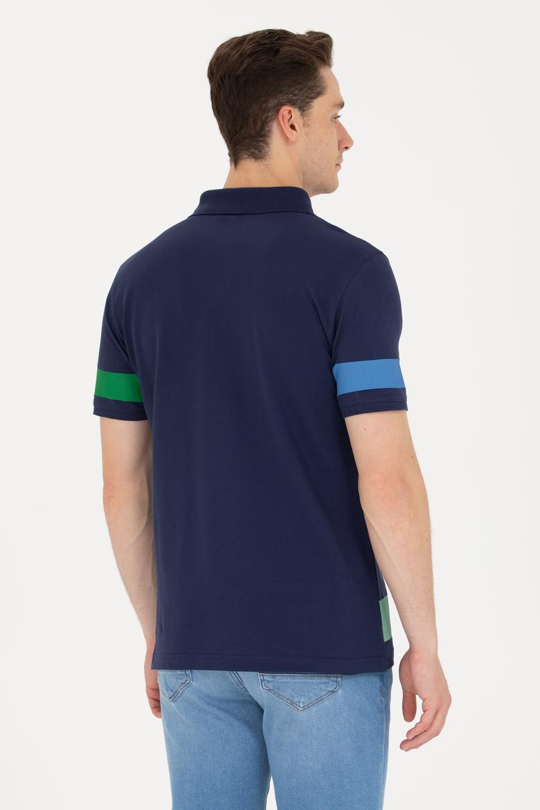 Erkek Lacivert Polo Yaka Tişört - 50264983009