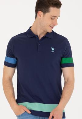 Erkek Lacivert Polo Yaka Tişört - 50264983009
