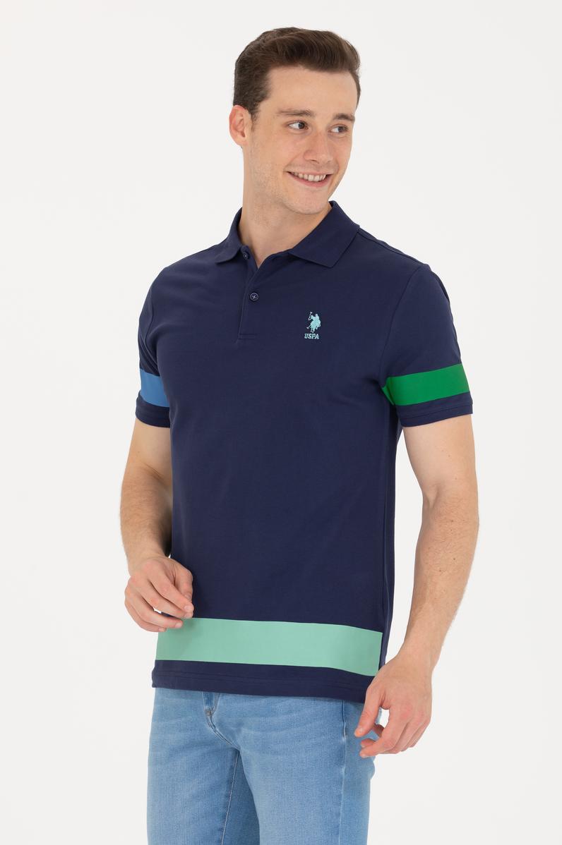 Erkek Lacivert Polo Yaka Tişört