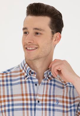 Erkek Ekoseli Taş Gömlek - 50266128026