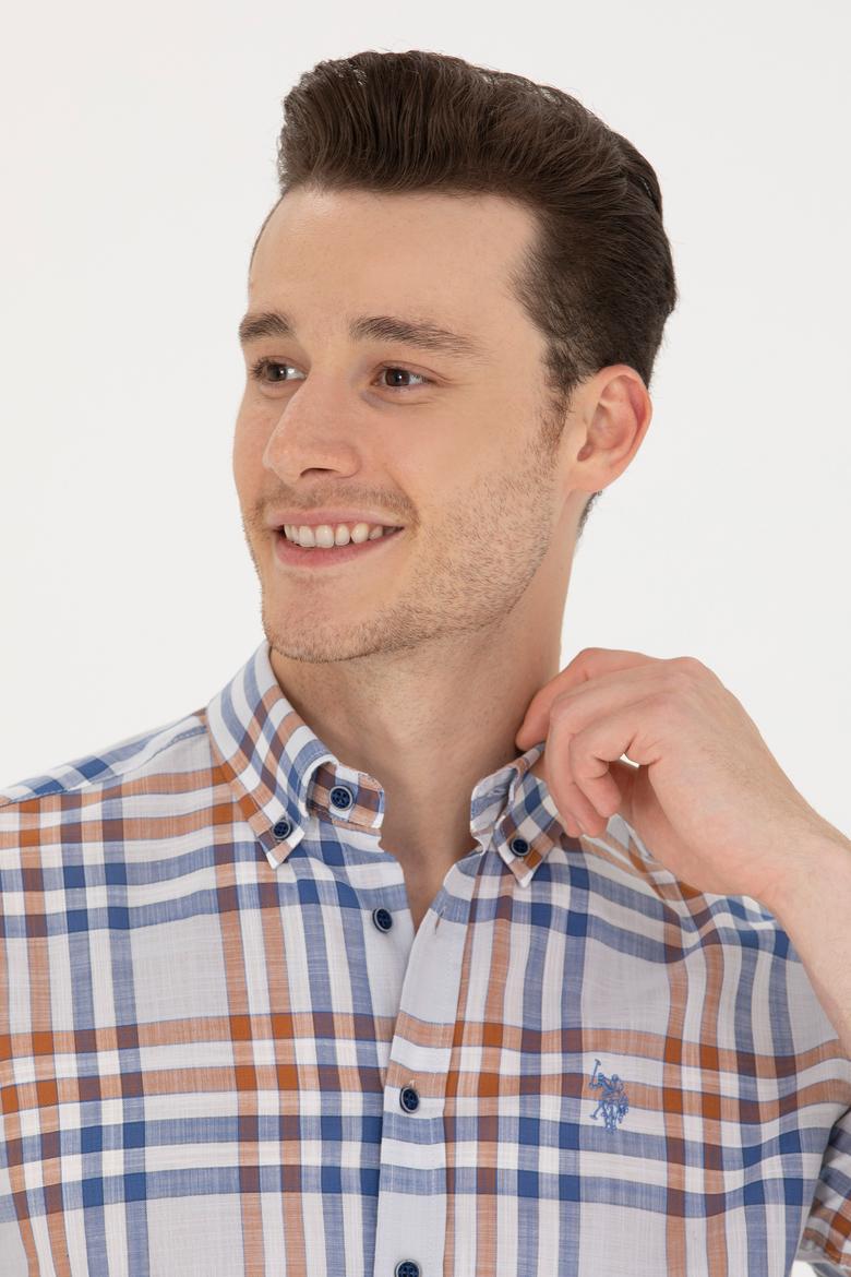 Erkek Ekoseli Taş Gömlek - 50266128026