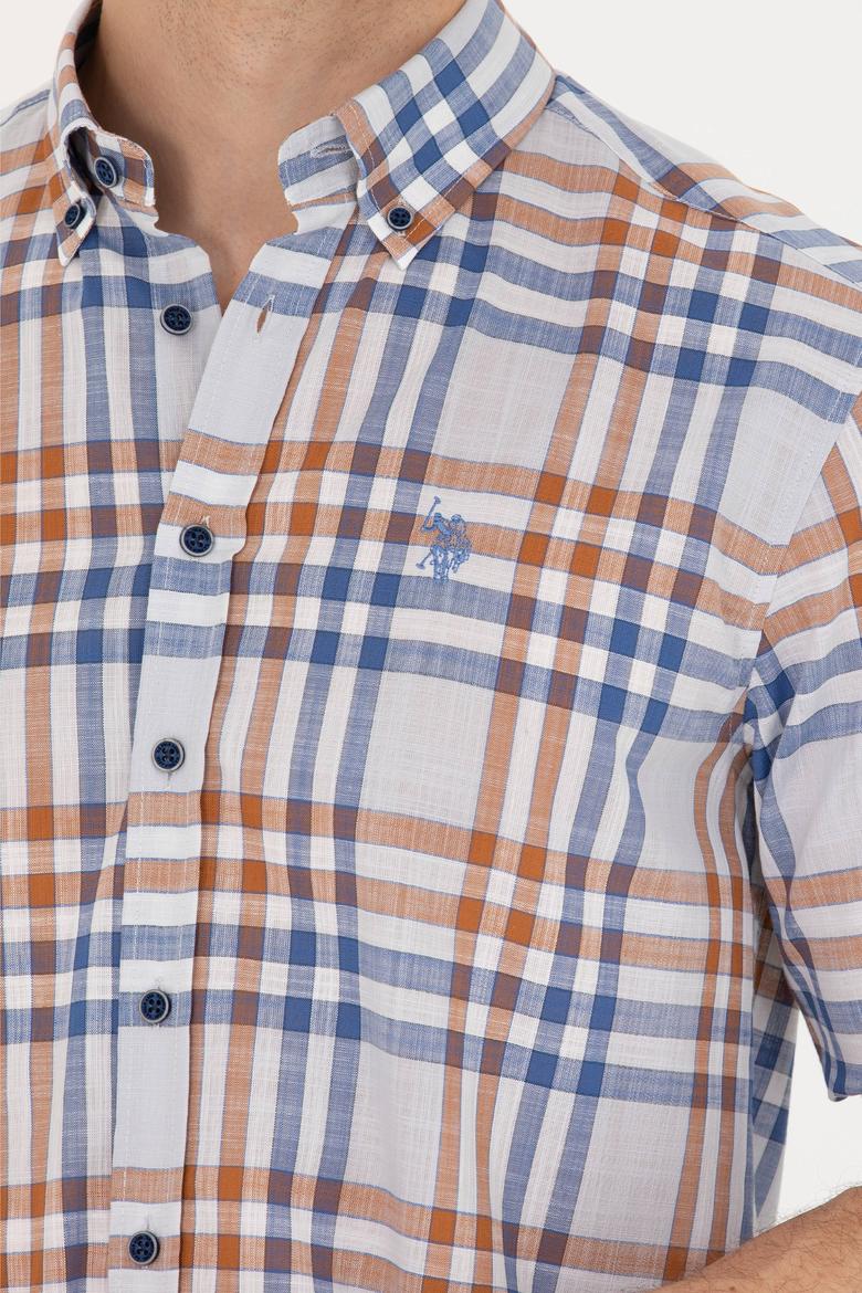 Erkek Ekoseli Taş Gömlek - 50266128026