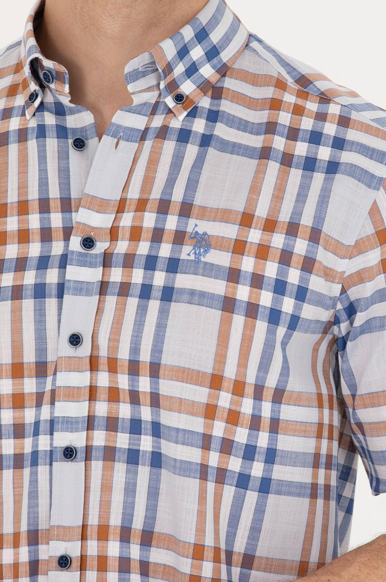 Erkek Ekoseli Taş Gömlek