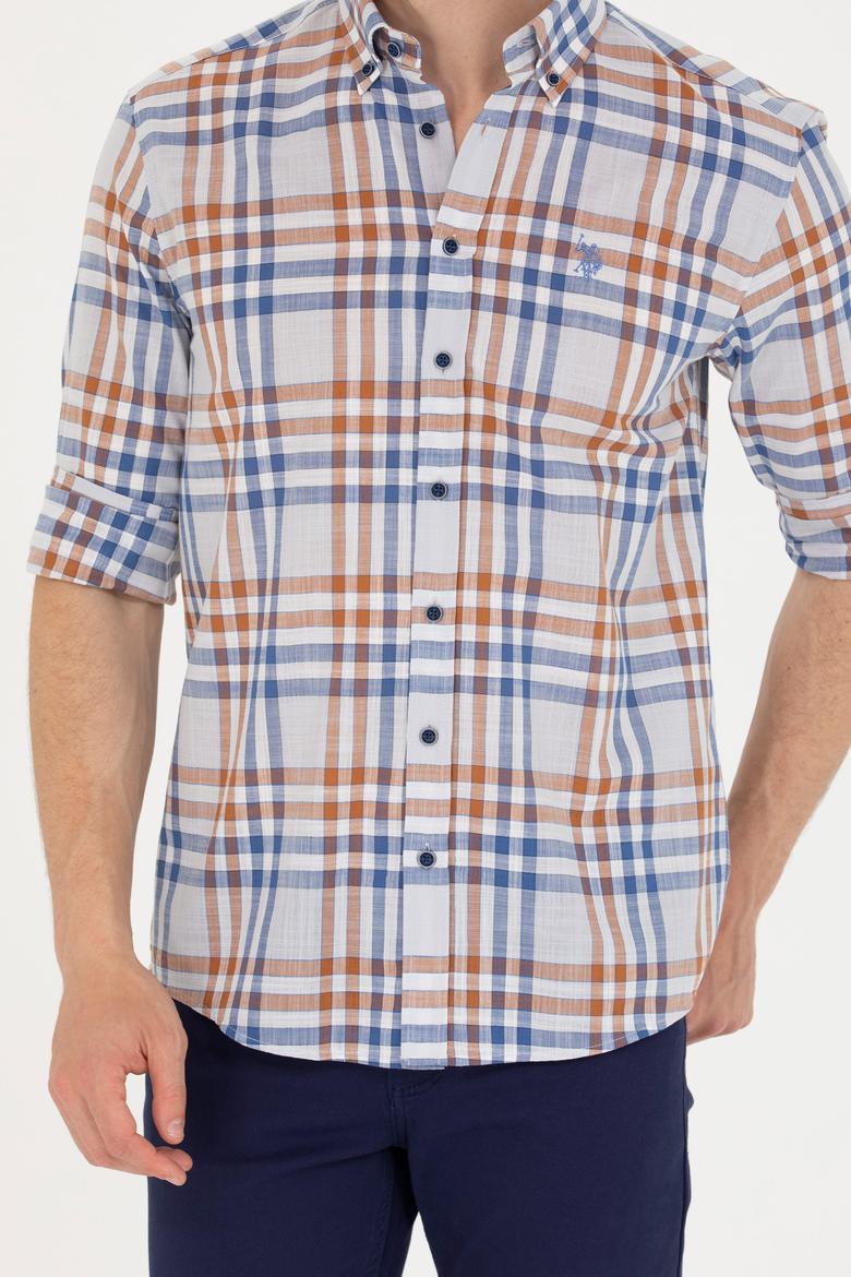 Erkek Ekoseli Taş Gömlek - 50266128026