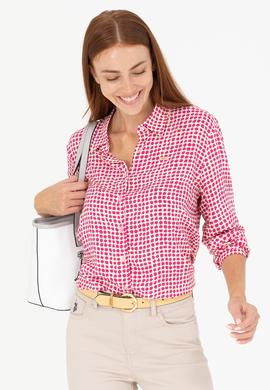 Kadın Manolya Uzun Kollu Gömlek - 50266153004