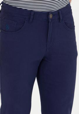 Erkek Lacivert Kanvas Pantolon - 50264626014