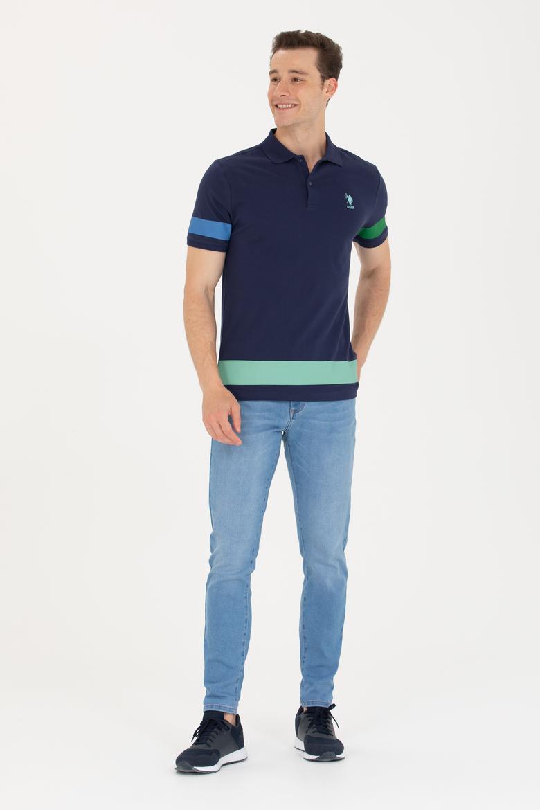 Erkek Lacivert Polo Yaka Tişört - 50264983009