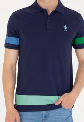 Erkek Lacivert Polo Yaka Tişört - 50264983009