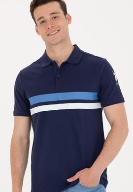 Erkek Lacivert Polo Yaka Tişört - 50264947006
