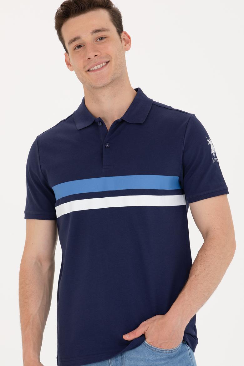 Erkek Lacivert Polo Yaka Tişört - 50264947006