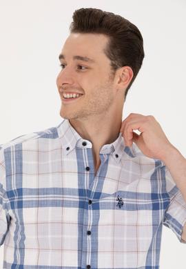 Erkek Lacivert Kısa Kollu Gömlek - 50267553007