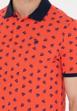 Erkek Kırmızı Polo Yaka Tişört - 50276745056