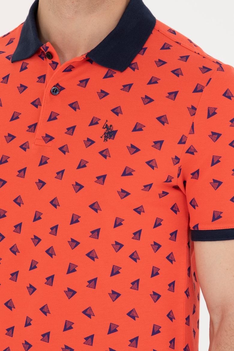 Erkek Kırmızı Polo Yaka Tişört - 50276745056