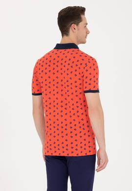 Erkek Kırmızı Polo Yaka Tişört - 50276745056