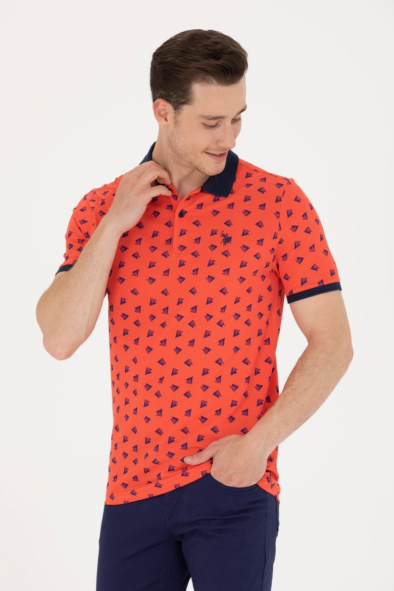 Erkek Kırmızı Polo Yaka Tişört