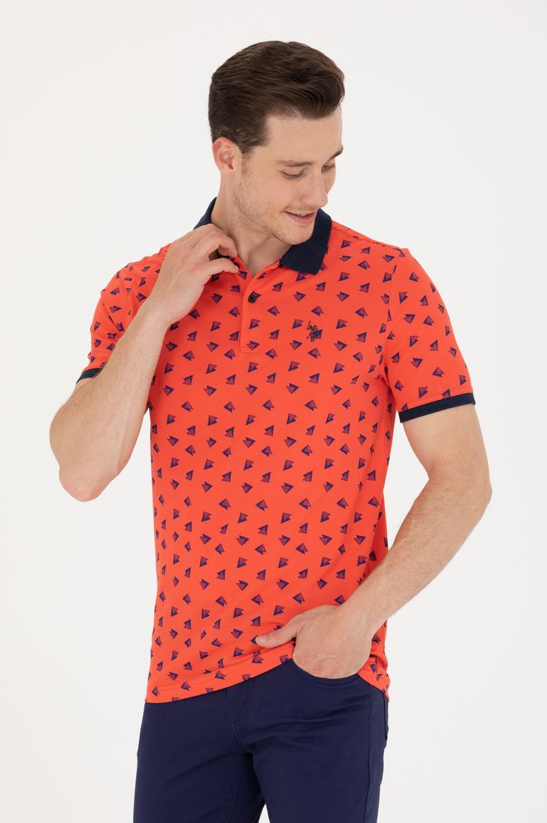 Erkek Kırmızı Polo Yaka Tişört