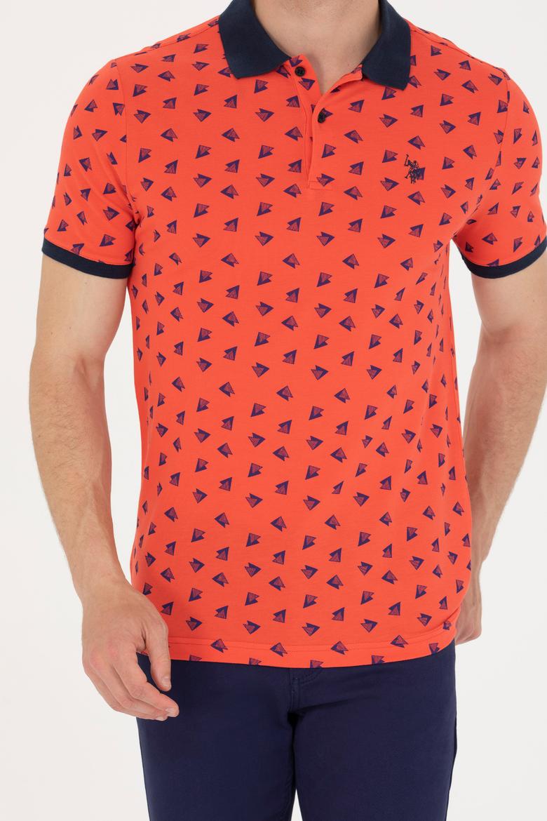 Erkek Kırmızı Polo Yaka Tişört - 50276745056