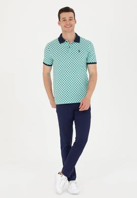 Erkek Mint Polo Yaka Tişört - 50276787006