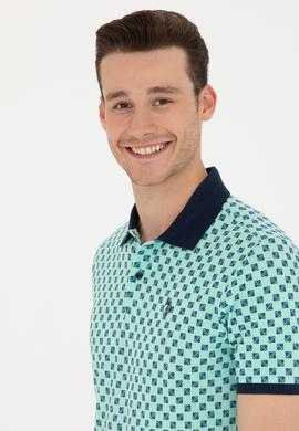 Erkek Mint Polo Yaka Tişört - 50276787006
