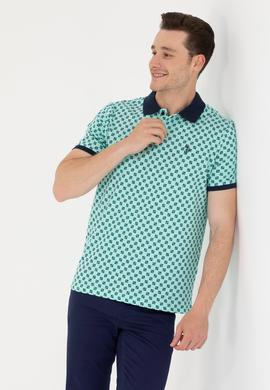 Erkek Mint Polo Yaka Tişört - 50276787006