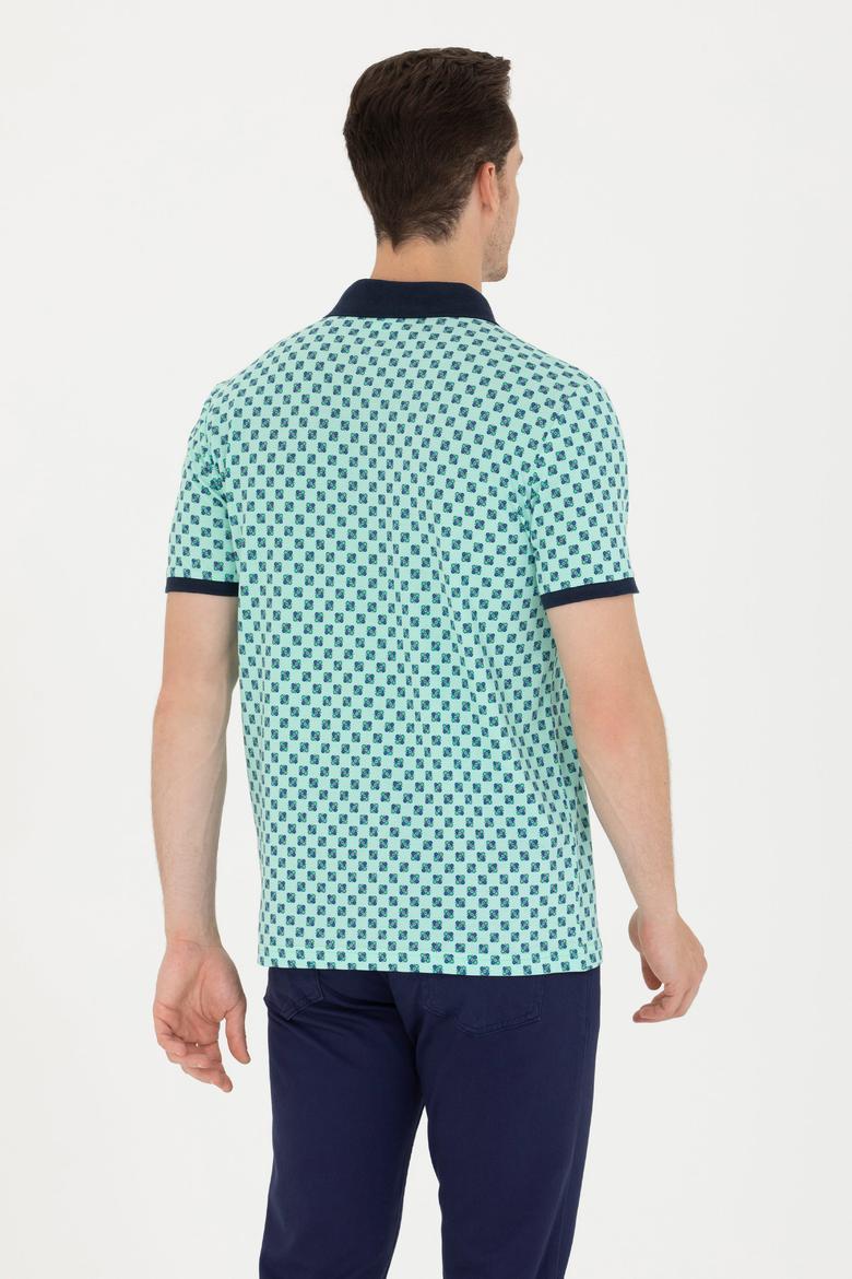 Erkek Mint Polo Yaka Tişört - 50276787006