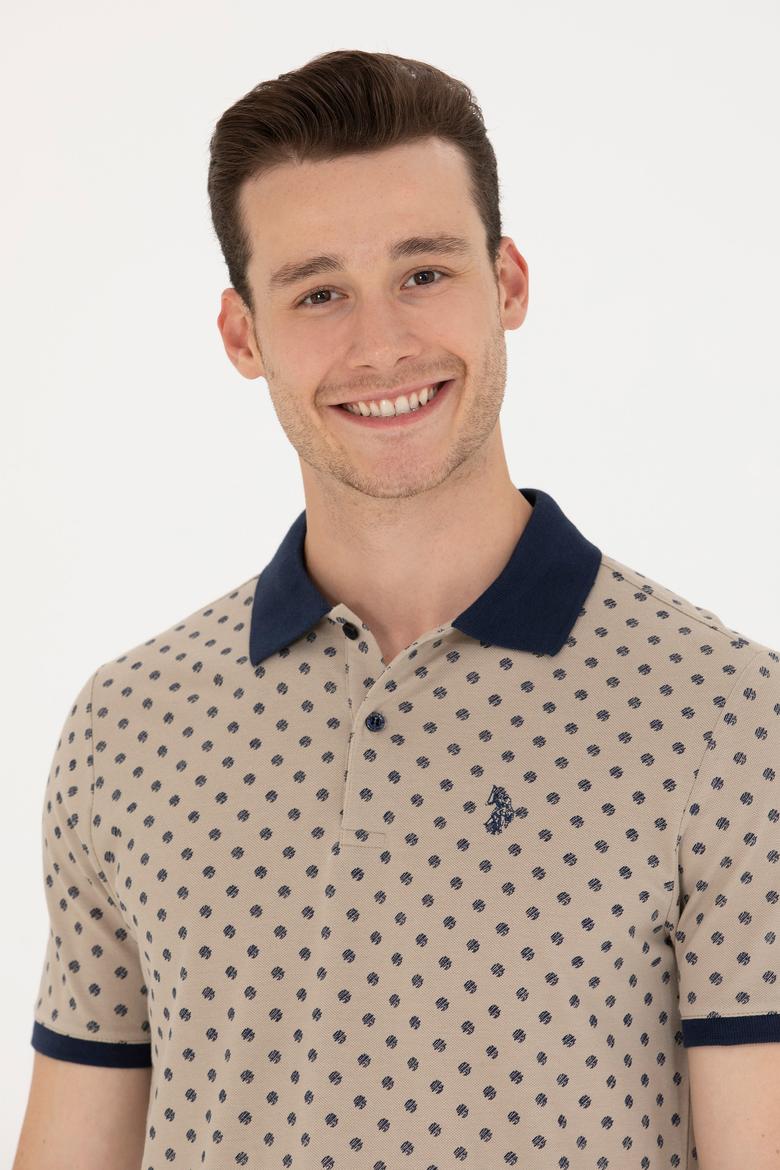 Erkek Haki Polo Yaka Tişört - 50276783047