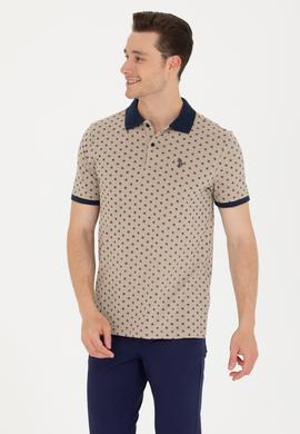 Erkek Haki Polo Yaka Tişört - 50276783047