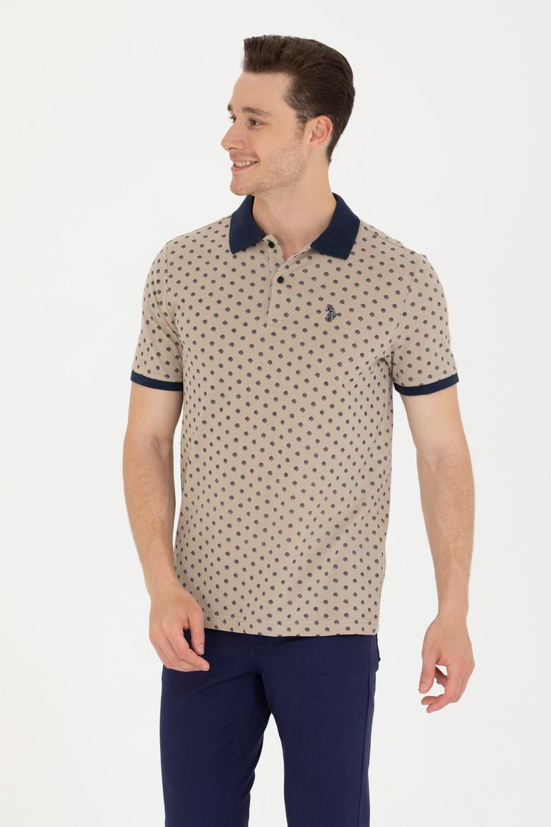 Erkek Haki Polo Yaka Tişört