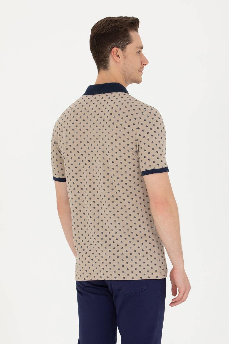 Erkek Haki Polo Yaka Tişört - 50276783047