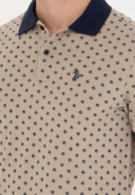 Erkek Haki Polo Yaka Tişört - 50276783047