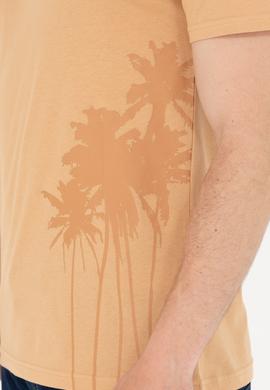 Erkek Camel Bisiklet Yaka Tişört - 50264965031