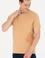 Erkek Camel Bisiklet Yaka Tişört