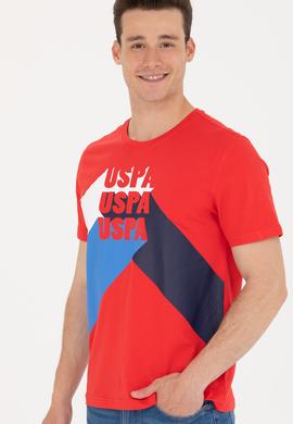 Erkek Kırmızı Bisiklet Yaka Tişört - 50264956013