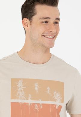 Erkek Taş Bisiklet Yaka Tişört - 50264934023