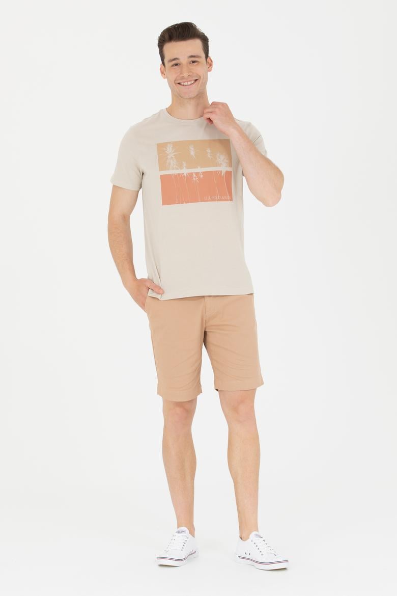 Erkek Taş Bisiklet Yaka Tişört - 50264934023