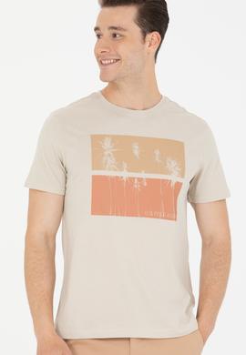 Erkek Taş Bisiklet Yaka Tişört - 50264934023