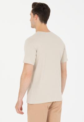 Erkek Taş Bisiklet Yaka Tişört - 50264934023