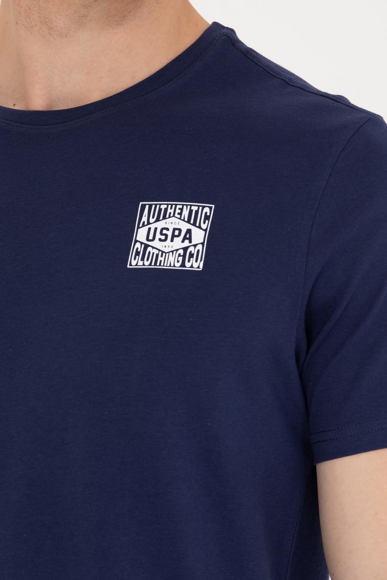 Erkek Lacivert Bisiklet Yaka Tişört - 50264977027