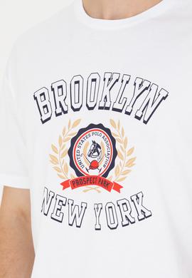 Erkek Beyaz Comfort Bisiklet Yaka Tişört - 50264933069