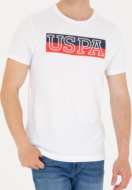 Erkek Beyaz Bisiklet Yaka Tişört - 50264954057