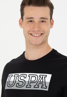 Erkek Siyah Bisiklet Yaka Tişört - 50264954061