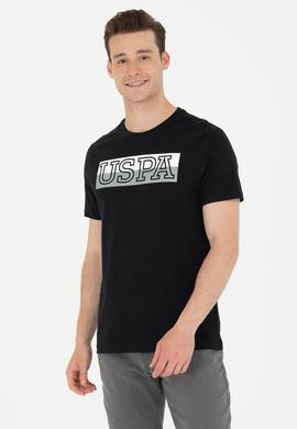 Erkek Siyah Bisiklet Yaka Tişört - 50264954061