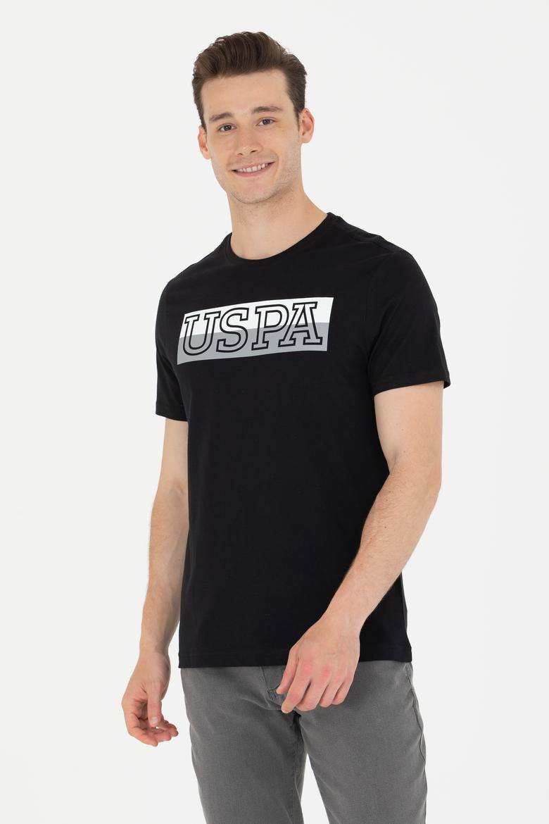 Erkek Siyah Bisiklet Yaka Tişört - 50264954061