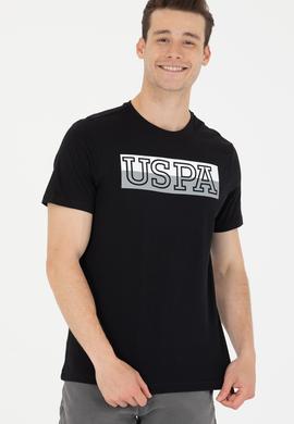 Erkek Siyah Bisiklet Yaka Tişört - 50264954061