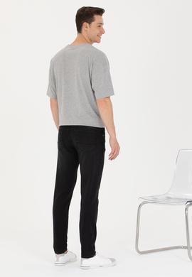 Erkek Koyu Gri Jean Pantolon - 50266522008