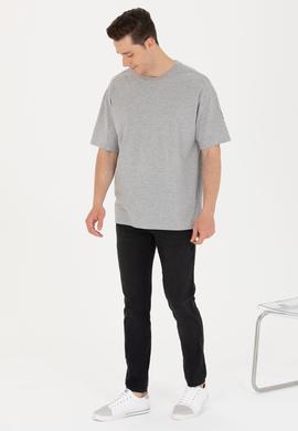 Erkek Koyu Gri Jean Pantolon - 50266522008