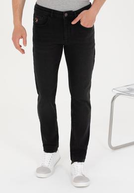 Erkek Koyu Gri Jean Pantolon - 50266522008