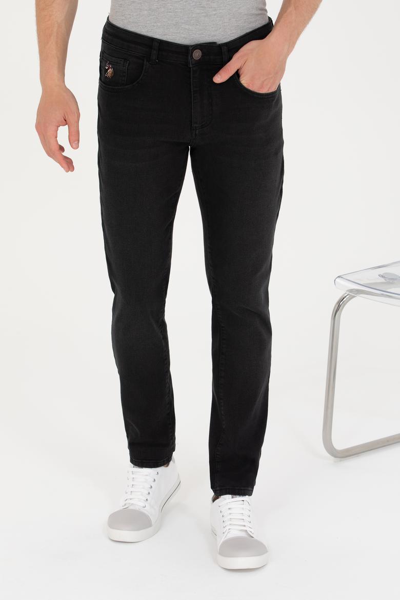 Erkek Koyu Gri Jean Pantolon - 50266522008