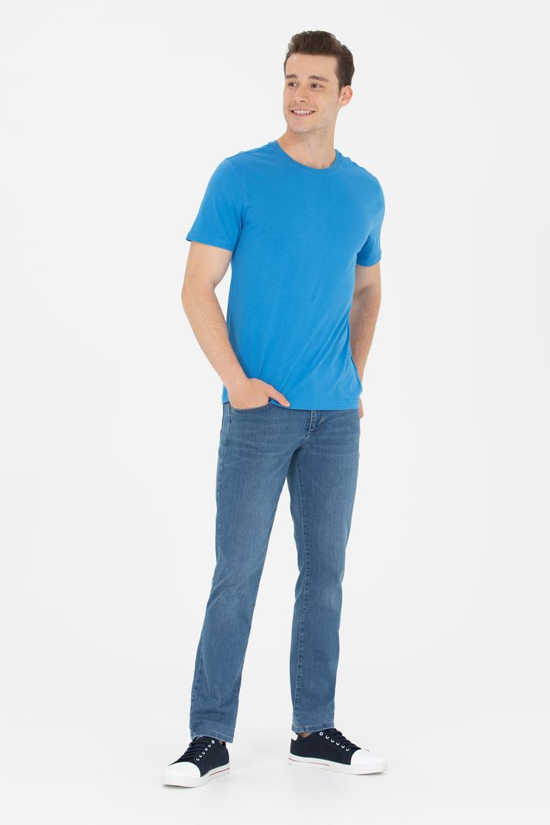 Erkek Açık Mavi Jean Pantolon - 50266533008