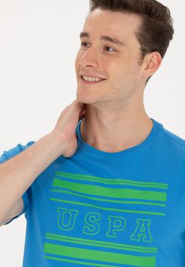 Erkek Saks Bisiklet Yaka Tişört - 50264961038